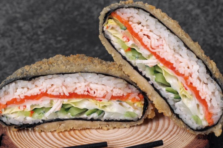 Sushi burger 