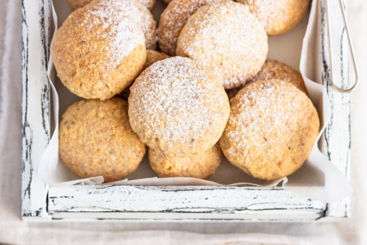 Keto tvarohové sušenky s kokosovou moukou