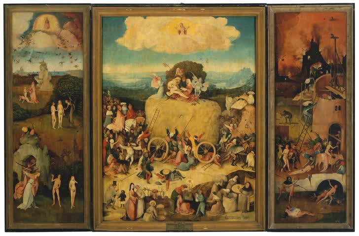 Tajemství: Zkoumání 4 slavných triptychů Hieronyma Bosche a symbolů v nich zakódovaných