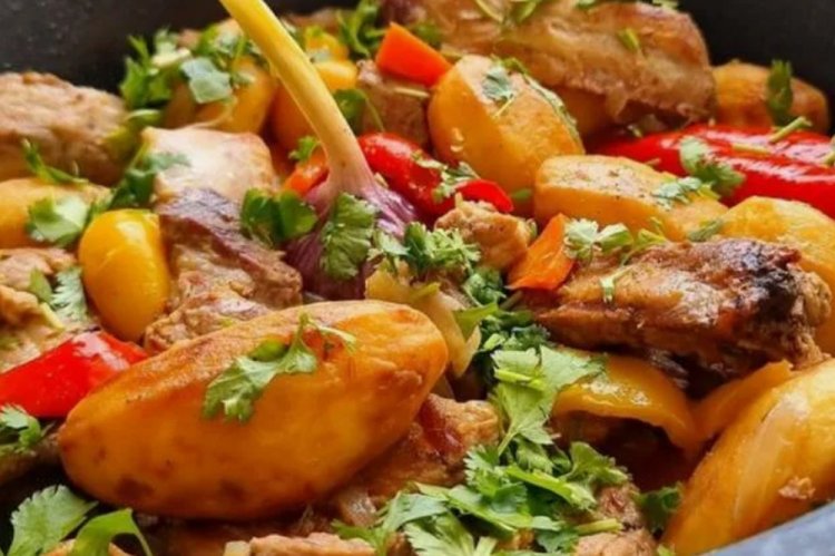 Kazaňský kebab se zeleninou