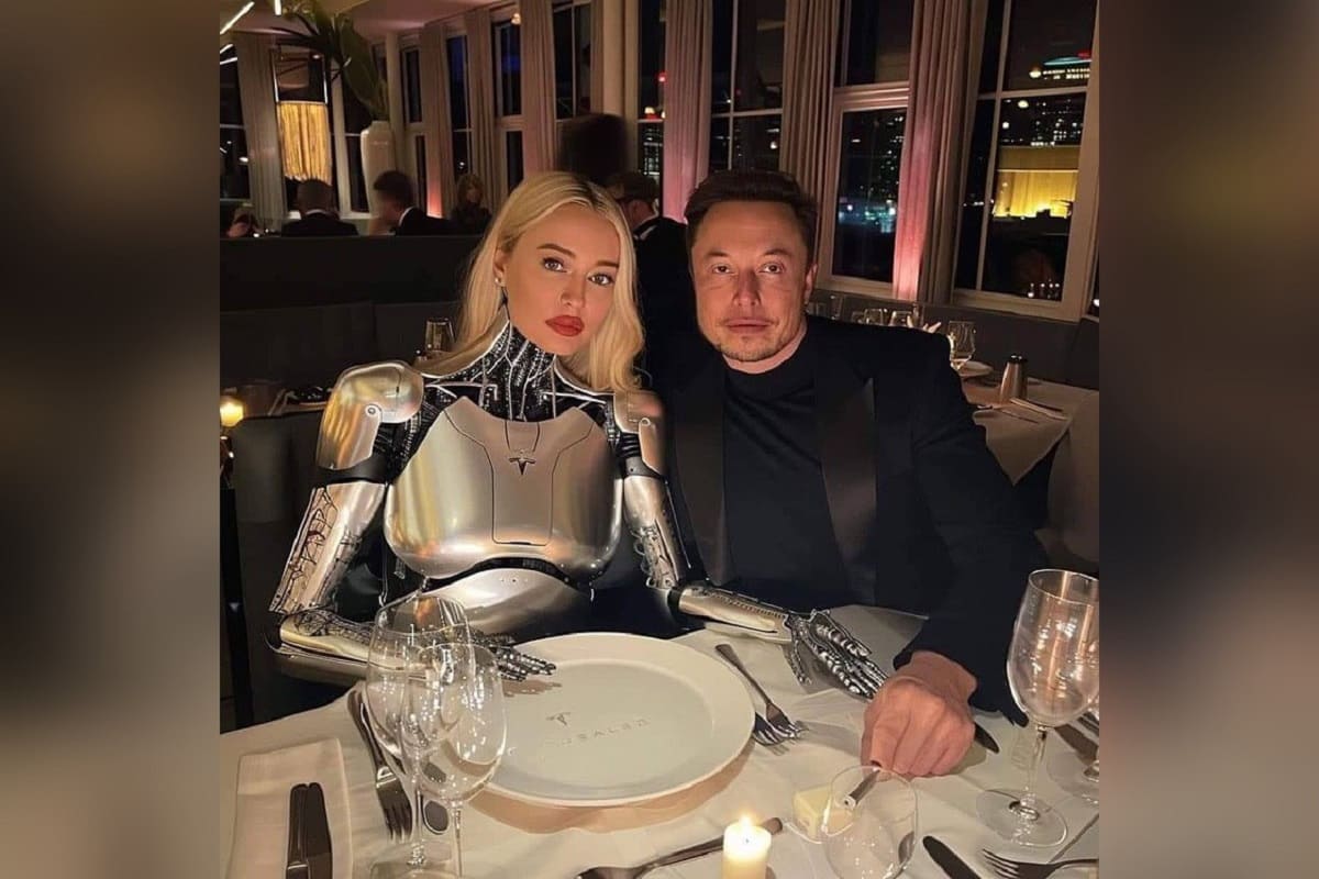 Ženská maska robota ilona