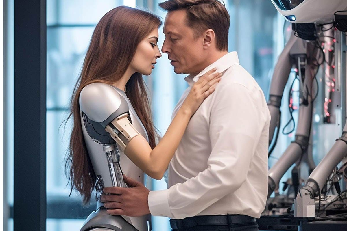 ilon musk vytvořil ženského robota