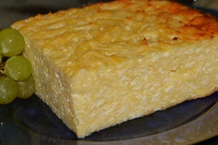 Kastrol s tvarohem a vermicelli