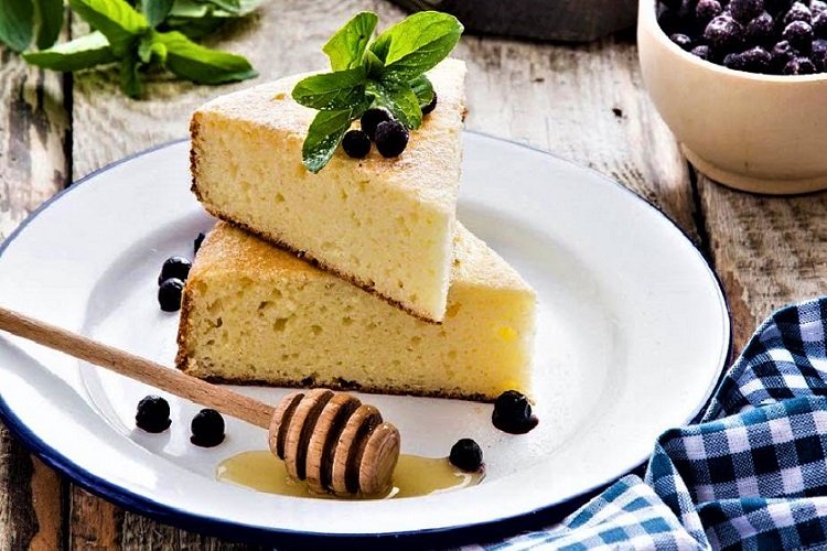 Tvarohový nákyp bez pice a mouky