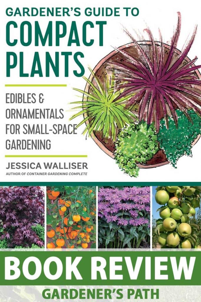Obálka knihy Gardener's Guide to Compact Plants: Příručka: Jedlé a okrasné rostliny pro zahradničení na malém prostoru.